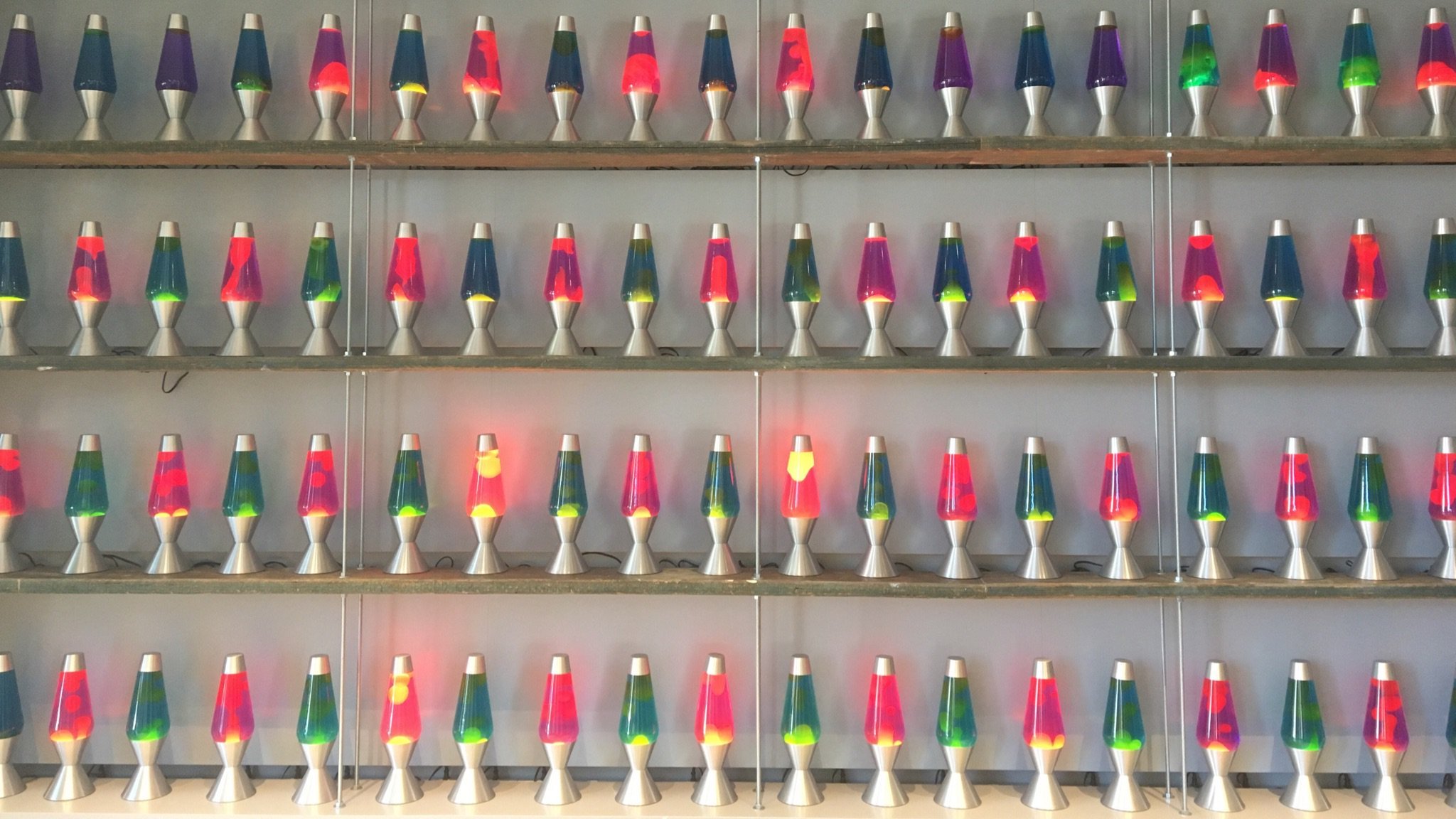 CloudFlare Lava Lamp Wall